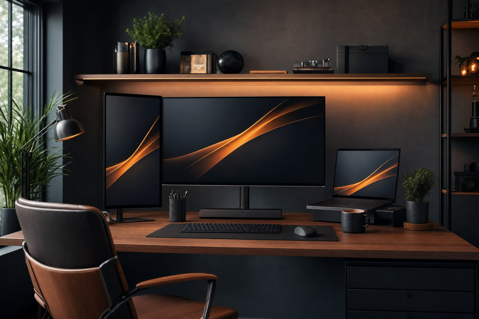 High production value broadcast monitoring desk